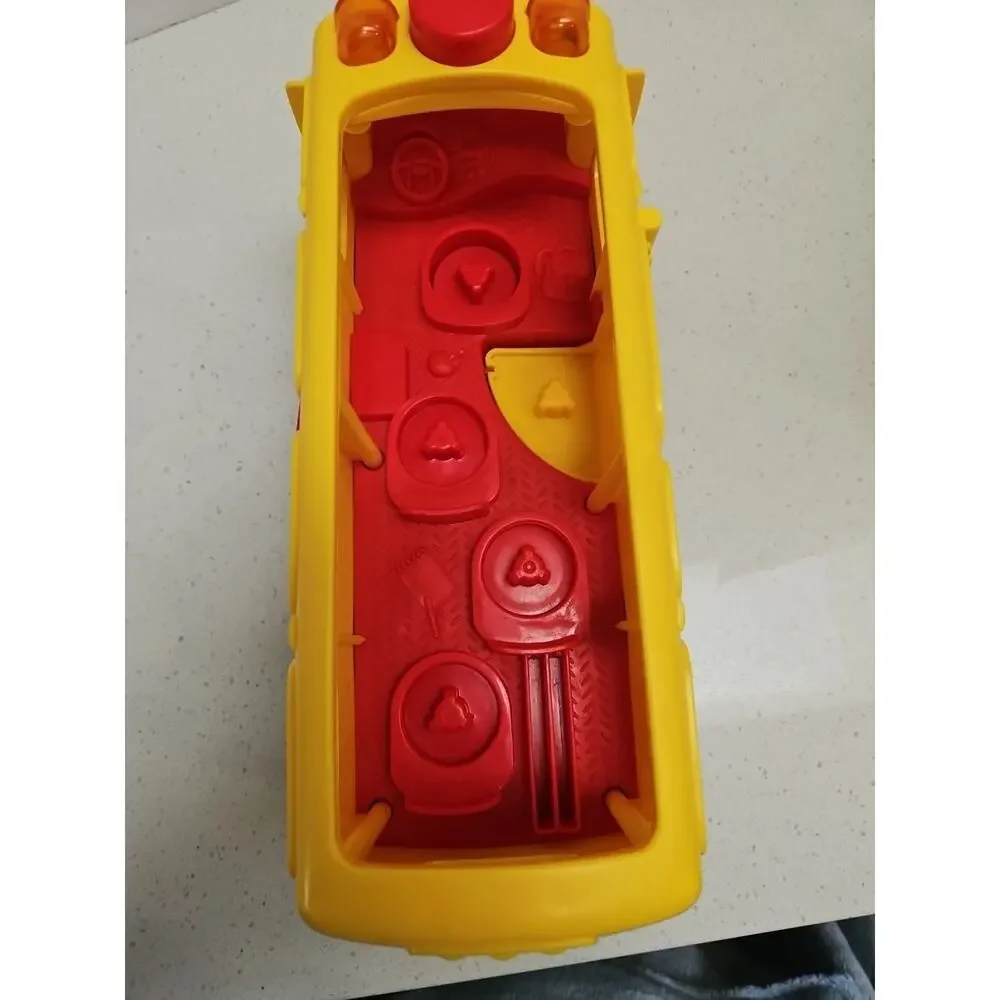 Fisher Price Little People Sit with Me School Bus 5 Figures Lights/Sounds‎ Works